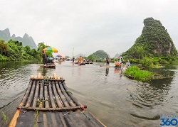 fun sports in Beijing include bamboo rafting and river rafting