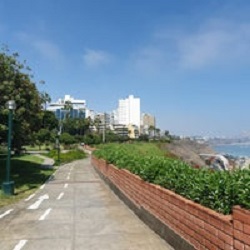 The Malecon is a nice park in Lima for hiking and biking