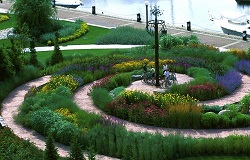 enjoy the walk through Toronto music gardens right along the waterfront