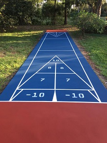 take advantage of our great shuffleboard court