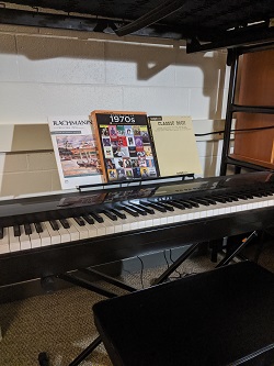 I play a variety of piano music, from Rachmaninoff to rock music and classical jazz, among others